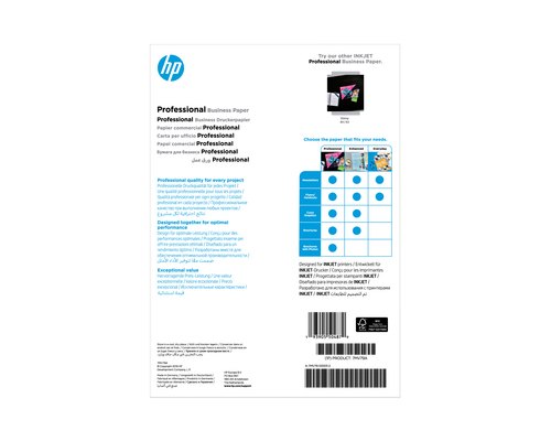 HP Professional Business-papier, mat, 180 gr/m2, A4 (210 x 297 mm), 150 vellen