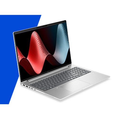 HP EliteBook 6 G2a 16 Next Gen AI PC Copilot+ PC AMD Ryzen AI 7 445 Laptop 40,6 cm (16") WUXGA 16 GB DDR5-SDRAM 512 GB SSD Wi-Fi 7 (802.11be) Windows 11 Pro Zilver AZERTY