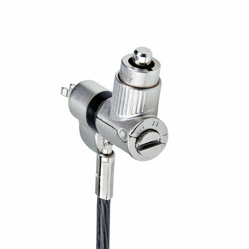StarTech.com 25-Pack Universeel Laptop Kabelslot 2m, Security Kabel met Gedeelde Sleutel, Compatibel met Noble Wedge&reg;/Nano/K-Slot, Antidiefstal Snijbestendige Kabel