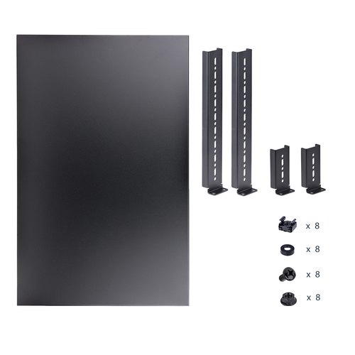 StarTech.com 1U 4-Post Verstelbare Plank voor Server Rack - 150 kg - 49,5 tot 97,4 cm Rack Shelf met Instelbare Montagediepte - Universeel Schap voor 19" AV, Data & Netwerk Rack Apparatuur