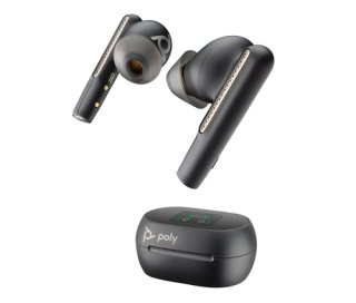 HP Poly Voyager Free 60+ UC M Carbon Black Earbuds + BT700 USB-C-adapter + oplaadcase met touchscreen