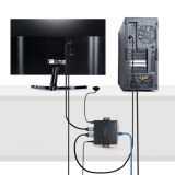 StarTech.com 4K HDMI Extender Over CAT5/CAT6 Kabel, 4K 60Hz HDR Video Extender Tot 70m, HDMI Verlenger Over UTP/Ethernet Kabel, S/PDIF Audio Out, HDMI Transmitter/Receiver Kit