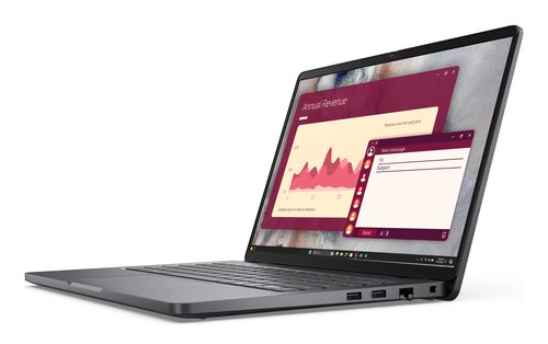 DELL Pro 14 PC14250 Intel Core 5 120U Laptop 35,6 cm (14") Full HD+ 16 GB DDR5-SDRAM 512 GB SSD Wi-Fi 6E (802.11ax) Windows 11 Pro Zwart US International