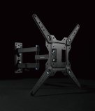 Manhattan Wandbeugel voor TV’s en monitoren (Volledig Verstelbaar), voor schermen 32–55", VESA-compatibiliteit: van 100x100 tot 400x400 mm (controleer de afmetingen van de vier montagegaten aan de achterzijde), max 30 kg, zwart