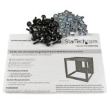 StarTech.com 4 Post 6U Scharnierend Wall-Mount Server Rack, 19" Open Frame Netwerk Rack, 50cm Montage Diepte, Swing Out Data Rack voor IT/AV/Patchpaneel/Computer