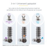 StarTech.com 25-Pack Universeel Laptop Kabelslot 2m, Security Kabel met Gedeelde Sleutel, Compatibel met Noble Wedge&reg;/Nano/K-Slot, Antidiefstal Snijbestendige Kabel