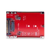 StarTech.com M.2 naar U.3 Adapter voor M.2 NVMe SSDs, PCIe M.2 Schijf naar 2.5inch U.3 (SFF-TA-1001) Host Adapter/Converter, TAA Compliant, 2.5" Drive Form Factor