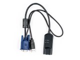 Vertiv Avocent MPUIQ-VMCHS toetsenbord-video-muis (kvm) kabel Zwart, Blauw 0,3556 m