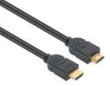 Manhattan HDMI-kabel 4K@60Hz met Ethernet, CL3 voor installatie in muren, 10 m, voor ALLE 4K- en 1080p/HD-toepassingen, zwart, Premium High Speed, levenslange garantie, dezelfde 4K@60Hz-prestaties als HD2MM10MA (CL2)