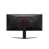 AOC G4 CU34G4ZCA computer monitor 86,4 cm (34") 3440 x 1440 Pixels Wide Quad HD Zwart, Rood