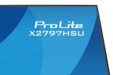 iiyama ProLite X2797HSU-B1 computer monitor 68,6 cm (27") 1920 x 1080 Pixels Full HD LED Zwart