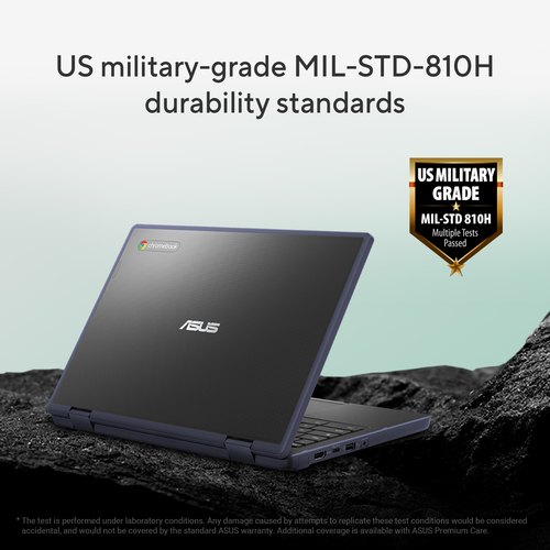 ASUS Chromebook CZ11 Flip CZ1104FM4A-NS0199 MediaTek Kompanio Kompanio 540 29,5 cm (11.6") Touchscreen HD 4 GB LPDDR4x-SDRAM 64 GB eMMC Wi-Fi 7 (802.11be) ChromeOS Grijs AZERTY Belgisch