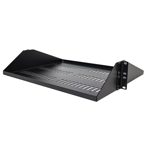 StarTech.com 2U Rack Shelf - Universele Geventileerde 19 inch Server Rack Plank/Lade voor AV/Data/Netwerk Apparatuur – Cantilever/Uitkragende Ligger – Duurzaam Ontwerp – Max. 91kg - Diepte 35 cm (14”)