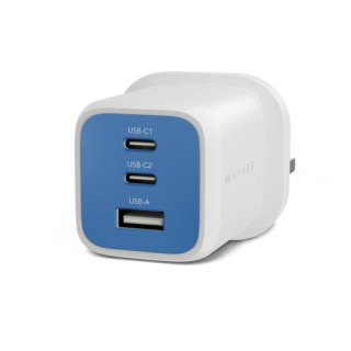 Targus HyperJuice Flex 65W GaN Laptop, Smartphone, Headset, Draagbare game console Blauw, Wit AC Binnen