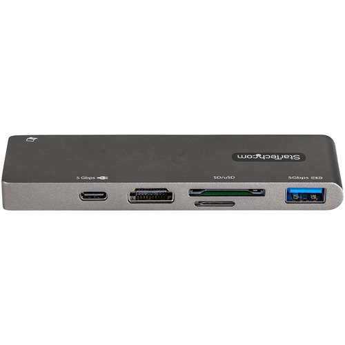 StarTech.com USB C Multiport Adapter voor MacBook Pro/Air - USB Type-C naar 4K HDMI, 100W Power Delivery Pass-through, SD/MicroSD Slot, 2-Port USB 3.0 Hub - Compacte USB-C Mini Dock
