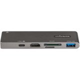 StarTech.com USB C Multiport Adapter voor MacBook Pro/Air - USB Type-C naar 4K HDMI, 100W Power Delivery Pass-through, SD/MicroSD Slot, 2-Port USB 3.0 Hub - Compacte USB-C Mini Dock