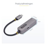 StarTech.com USB-C naar Ethernet Adapter, NIC, 100W PD Pass-Through, USB 3.0 Type-C 1Gbps Multi Speed Netwerk Adapter, Gigabit Ethernet, Thunderbolt Compatibel, Windows & Mac