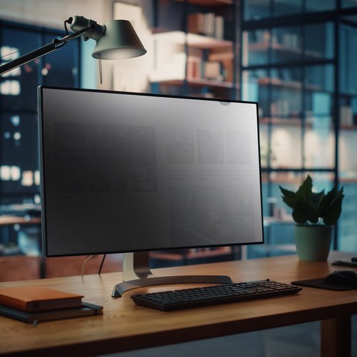 StarTech.com 22-inch 16:9 Computer Monitor Privacy Filter, Anti-Glans Privacyscherm met 51% Blauw Licht Reductie, Monitor Screen Protector met +/- 30 Grad. Kijkhoek