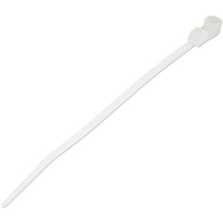 StarTech.com 10 cm Kabelbinders met Montagegat 2 mm Breed, 24 mm Bundeldiameter, 8 kg Treksterkte, Zelfsluitende Nylon 66 Snelbinders met Schroefgat, UL Listed, 100 stuks