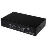 StarTech.com 4-poort USB DisplayPort KVM-switch met Audio