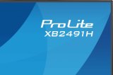 iiyama ProLite XB2491H-B1 computer monitor 60,5 cm (23.8") 1920 x 1080 Pixels Full HD LCD Zwart