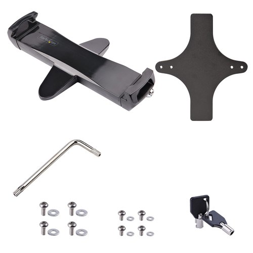 StarTech.com VESA Mount Adapter voor 7,9" tot 12,5" Tablet, Draagvermogen 2kg, 75x75/100x100 VESA Patterns, Universele Anti-Diefstal VESA Tablet Mount Klem, Secure Tablet Mount, Zwart