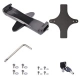 StarTech.com VESA Mount Adapter voor 7,9" tot 12,5" Tablet, Draagvermogen 2kg, 75x75/100x100 VESA Patterns, Universele Anti-Diefstal VESA Tablet Mount Klem, Secure Tablet Mount, Zwart