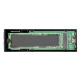 StarTech.com USB-C 10Gbps naar M.2 NVMe or M.2 SATA SSD Behuizing, Gereedschaploze Externe M.2 PCIe/SATA NGFF SSD Aluminum Case, USB Type-C&A Host Kabels, Ondersteunt 2230/2242/2260/2280