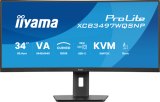 iiyama ProLite XCB3497WQSNP-B1 computer monitor 86,4 cm (34") 3440 x 1440 Pixels UltraWide Quad HD LED Zwart