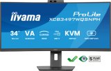 iiyama ProLite XCB3497WQSNPH-B1 computer monitor 86,4 cm (34") 3440 x 1440 Pixels UltraWide Quad HD LED Zwart