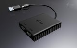 i-tec USB-A/USB-C Dual 4K/60 Hz DisplayPort Video Adapter
