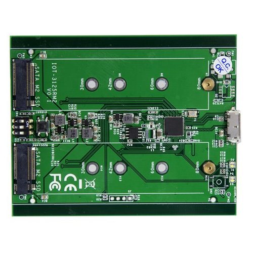 StarTech.com Dubbele sleuf schijfbehuizing voor M.2 SATA SSDs - USB 3.1 (10Gbps) - RAID