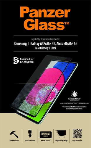 PanzerGlass ® Screen Protector Samsung Galaxy A52 | A52 5G | A52s 5G | A53 5G Doorzichtige schermbeschermer 1 stuk(s)