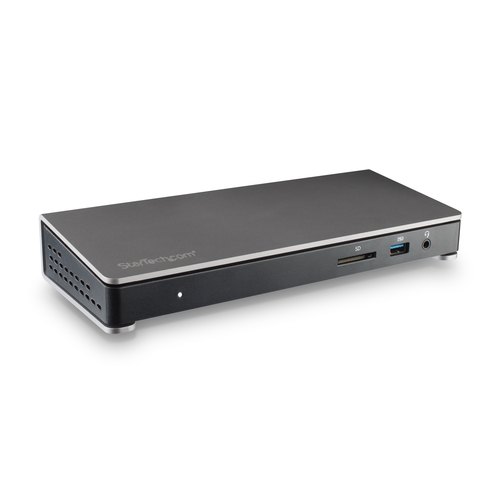 StarTech.com Thunderbolt 3 Dock - Dual Monitor 4K 60Hz TB3 Laptop Docking Station met DisplayPort - 85W Power Delivery Charging - 6-Port USB 3.0 Hub, SD 4.0, GbE, Audio - Windows & Mac