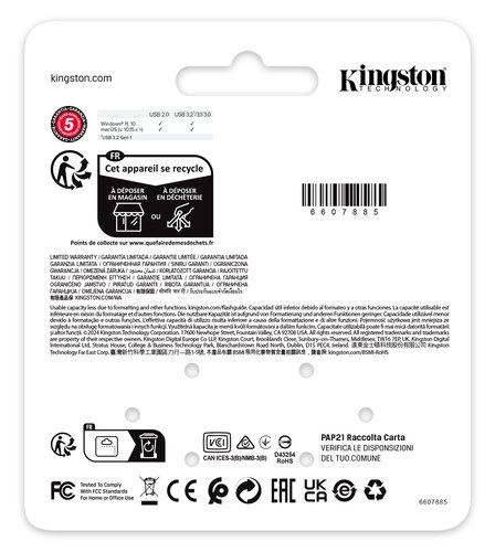 Kingston Technology DataTraveler 64GB SE9 G3 - Dark Nickel