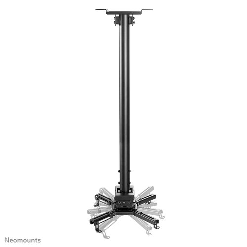 Neomounts CL25-550BL1 Beamer plafondbeugel - h 74,5-114,5 cm - Easy Install - full motion