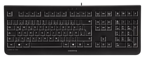 CHERRY KC 1000 toetsenbord Thuis USB Zwitsers Zwart