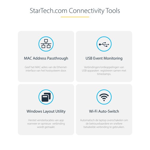 StarTech.com Dual-Laptop USB-C KVM Docking Station, Dual Monitor 4K 60Hz DisplayPort Dock, 5-Port USB Hub, GbE, 90W/45W Power Delivery voor Twee Laptops, Windows/Mac, Dual Host KVM Dock