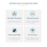 StarTech.com Dual-Laptop USB-C KVM Docking Station, Dual Monitor 4K 60Hz DisplayPort Dock, 5-Port USB Hub, GbE, 90W/45W Power Delivery voor Twee Laptops, Windows/Mac, Dual Host KVM Dock