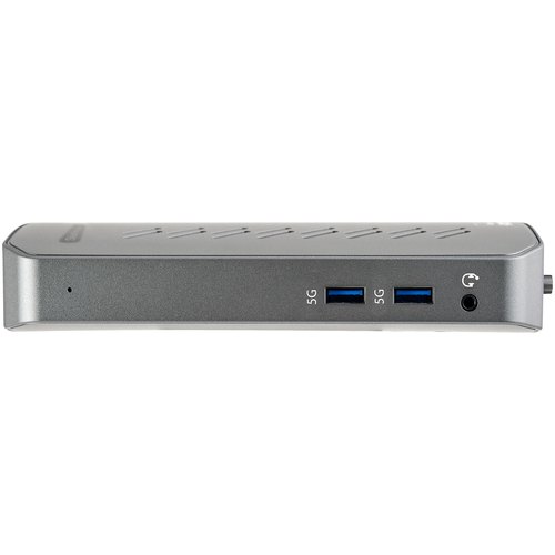StarTech.com USB-C USB-A Dock - Hybride Universeel USB 3.0 Docking Station voor USB-C of USB-A Laptop - Dual Monitor 4K 60Hz HDMI/DisplayPort - 6x USB-A, GbE - USB 5Gbps - Windows/Mac