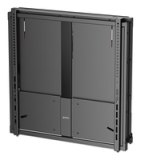 Manhattan Wandbeugel voor tv’s en monitoren van 55–75 inch, gereedschapsloze hoogteverstelling, VESA 200x200 tot 600x600 mm, max. 65 kg, zwart, controleer de vier montagegaten aan de achterzijde van het scherm