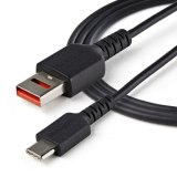 StarTech.com 1m Data Blocker Kabel USB-A naar USB-C Secure Charging Kabel No-Data Power-Only Oplaadkabel voor Telefoon/Tablet USB Protector Data Blocker Adapter Kabel