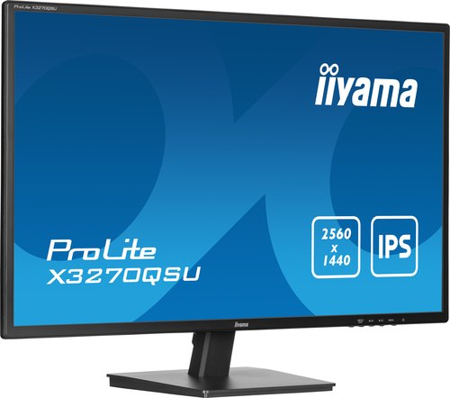 iiyama ProLite X3270QSU-B1 computer monitor 80 cm (31.5") 2560 x 1440 Pixels Wide Quad HD LED Zwart