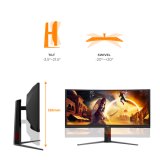 AOC G4 CU34G4ZCA computer monitor 86,4 cm (34") 3440 x 1440 Pixels Wide Quad HD Zwart, Rood