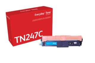 Everyday Cyaan Toner compatibel met Brother TN247C, High capacity