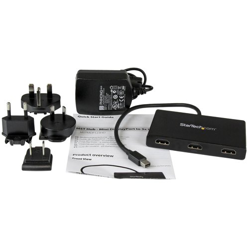 StarTech.com Multi monitor adapter en splitter Mini DisplayPort naar 3x HDMI MST Hub
