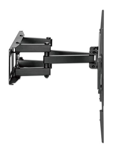Manhattan Wandbeugel voor TV’s en monitoren (Volledig Verstelbaar), voor schermen 32–65", VESA-compatibiliteit: van 100x100 tot 600x400 mm (controleer de afmetingen van de vier montagegaten aan de achterzijde), max 40 kg, zwart