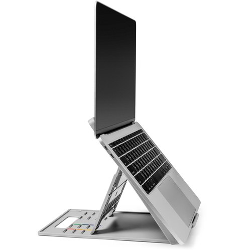 Kensington SmartFit Easy Riser Go verstelbare ergonomische laptopverhoger met koelfunctie tot 14” laptops