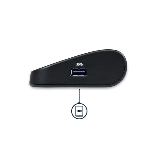 StarTech.com Dual Monitor USB 3.0 Laptop Docking Station met HDMI/DVI/VGA, 3x USB-A Hub, GbE, Audio, Universeel Type-A Dock voor Windows/macOS/ChromeOS, TAA Compliant