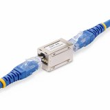 StarTech.com Shielded RJ45 Koppelstuk, Inline Cat6a Coupler, Female naar Female (F/F) T568B Connector, Shielded Ethernet Kabel Verlengstuk
